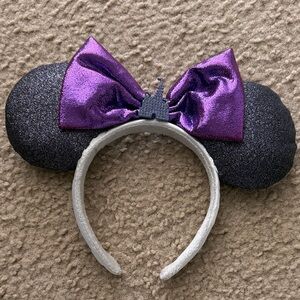 Princess Half Marathon Purple Minnie Mouse Ears Headband